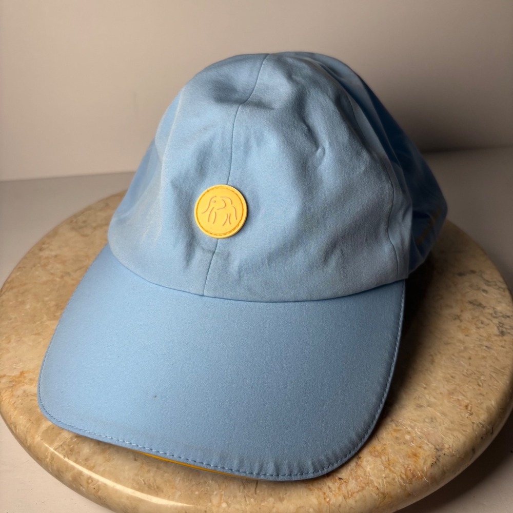Drunk Elephant Baseball Cap OS Light Blue Recycled Polyester Adjustable‎ Hat